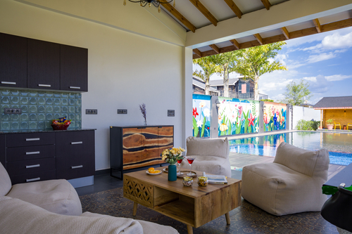 Esh Cottages Birch | Hillside 4-BHK Hideaway With Lush Garden, Common Pool, &  Gaming Zone