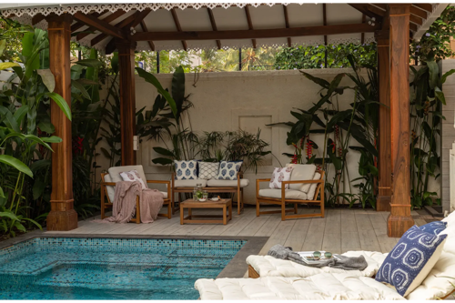 PinkSky | 4-BHK | Pvt. Pool, Bar & Gazebo