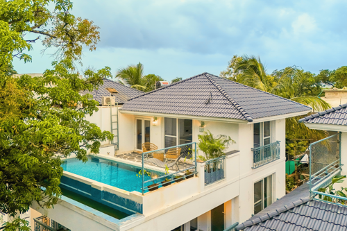 Purple Coral | Luxe 5-BHK Villa With Two Private Pools & Lift Near Chapora Fort