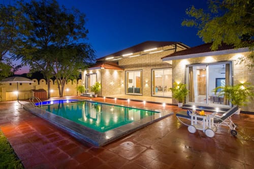 Roohmon’s Farm | Exquisite 5-BHK Retreat With Private Pool, Garden & Barr – 5 bedroom villa in Udaipur, Rajasthan