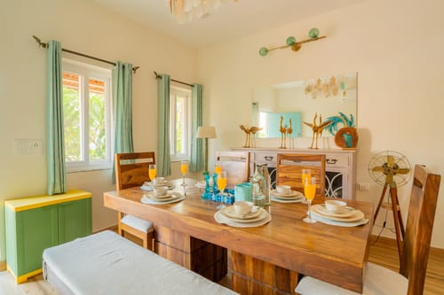 Cavalo Marinho | 3-BHK Boho Retreat with Private Pool & Terrace – 3 bedroom villa in North Goa, Goa