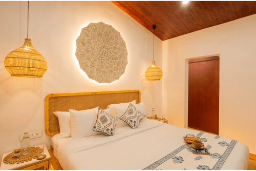 House of Neptune | 1-BHK Boutique Villa | Open Kitchen | Sit-out area | 10 Meters from Ashwem Beach