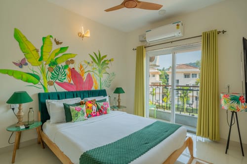 Cavalo Marinho | 3-BHK Boho Retreat with Private Pool & Terrace – 3 bedroom villa in North Goa, Goa