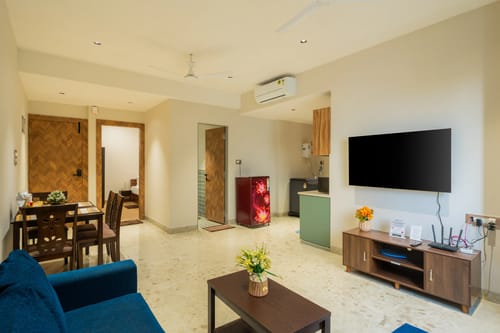 Kamerios Verano | 1-BHK | Common Rooftop Pool | Lift  – 1 bedroom villa in North Goa, Goa