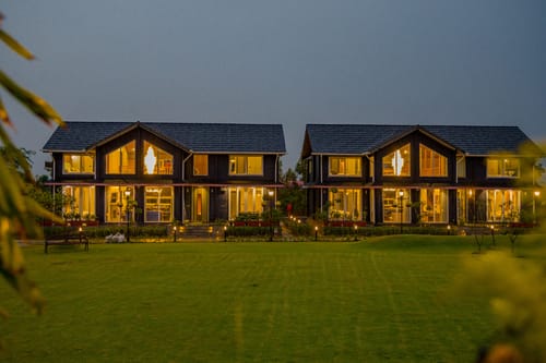 Esh Cottages Birch | Hillside 4-BHK Hideaway With Lush Garden, Common Pool, & Gaming Zone