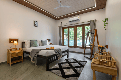 Cabanas Retreat | Tropical 5-BHK Escape Near Revdanda Beach With Private Pool, Garden & Outdoor Dining  – 5 bedroom villa in Alibaug, Maharashtra