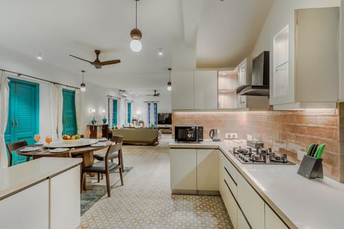 Casa Lotus | 3-BHK Villa with Private Pool, Cosy Nook, Balconies; in a Gated Complex – 3 bedroom villa in North Goa, Goa
