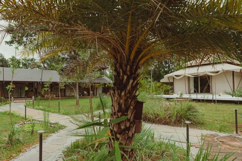 Ananta Bliss Taksu | 2-BHK Villa On 1-Acre of Land with Shared Pool, Gazebo, Garden & a Firepit Lounge