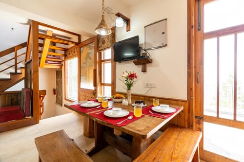 Firelight @ The Rustic Retreat – 2 bedroom villa in Kasauli, Himachal Pradesh