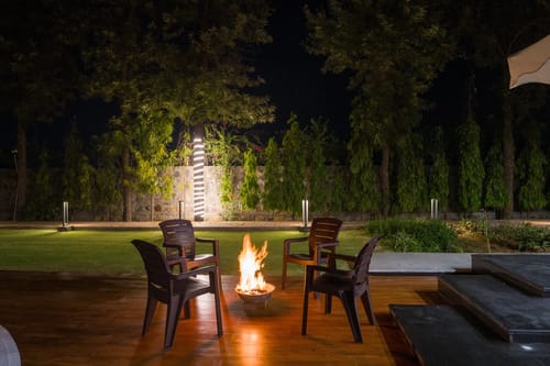 Sanisa Farm | 3-BHK Farmhouse With Private Pool, Game Zone & Lush Garden