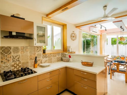 Villa Aarna | Tropical 3-BHK Villa Near Ozran Beach With Private Pool & Lounge Area