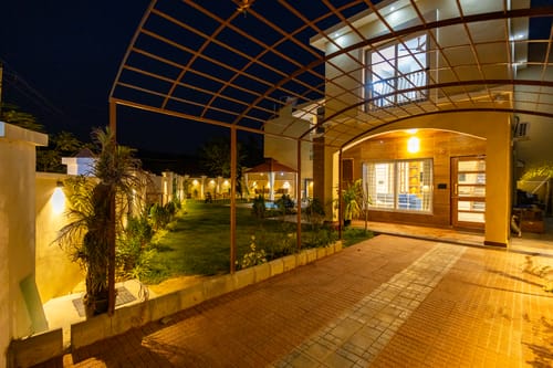 Casa llios | Country-Style 3-BHK Villa with Private pool, Gazebo and Landscaped Garden – 3 bedroom villa in Udaipur, Rajasthan