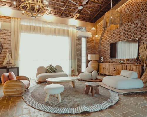 Bali Bay Cemara | 2-BHK Villa Set on 2 Acres with Shared Pool, Jacuzzi, Firepits & Bar Lounge – 2 bedroom villa in Bengaluru, Karnataka