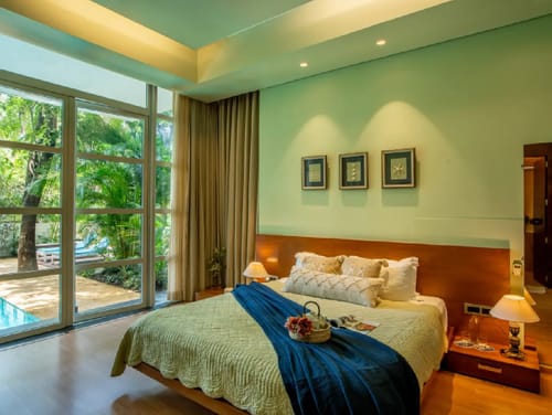 Dahlia | Tropical 4-BHK Villa With Private Pool, Gazebo, Garden | Near Baga & Calangute Beaches – 4 bedroom villa in North Goa, Goa