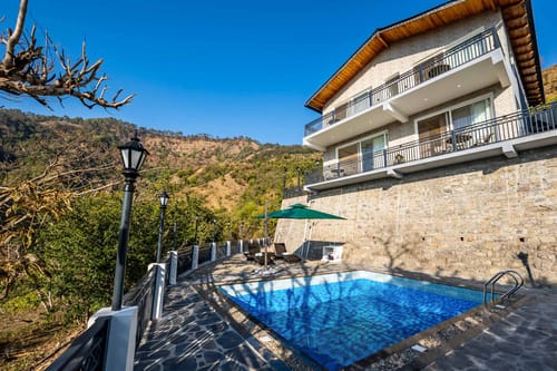 Sunset Springs w/ Heated Swimming Pool – 3 bedroom villa in Nainital, Uttarakhand
