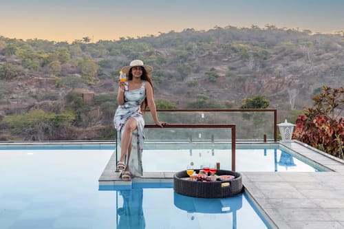 Kvanya Mansion | Regal 5-BHK Getaway With Pvt Pool, Home Theater, Gym & Garden