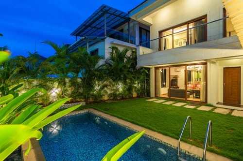 Azalea | Pet-friendly 3-BHK Villa With Private Pool, Garden & Bar