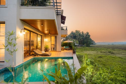 Villa Verde | 4-BHK Luxury Villa with Private Pool | The Banyan Bliss Complex – 4 bedroom villa in North Goa, Goa