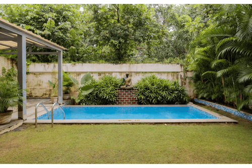 Villa Anasa | 4-BHK | Pvt Pool | Garden | Outdoor Sitting Area