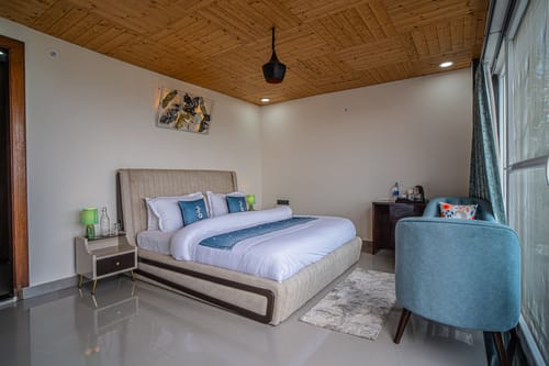 Trio’s Top | Hilltop Pet-friendly 2-BHK with Shared Sit-out Area, Stepped Garden & Hill Views