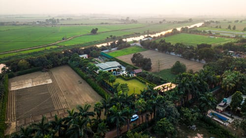 The Krishna Farmhouse | Countryside 4-BHK With Private Pool, Garden, Gazebo & Cricket Pitch – 3 bedroom villa in Delhi Ncr, Delhi