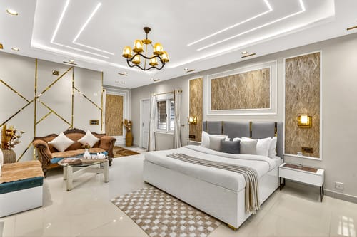 Crystal Farms | Pet-friendly 3-BHK Farmhouse with Private Pool, Bar, Garden & Elegant British Interiors | Close to Qutub Minar – 3 bedroom villa in Delhi NCR, Delhi