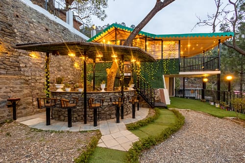 Farsauli 1°| Pet-friendly 3-BHK Hillside Getaway With Gazebo & Balcony – 3 bedroom villa in Nainital, Uttarakhand