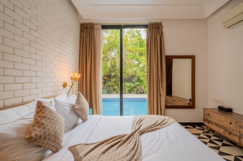 Lushe | Serene 3-BHK Villa Near Popular Beaches With Private Pool & Terrace