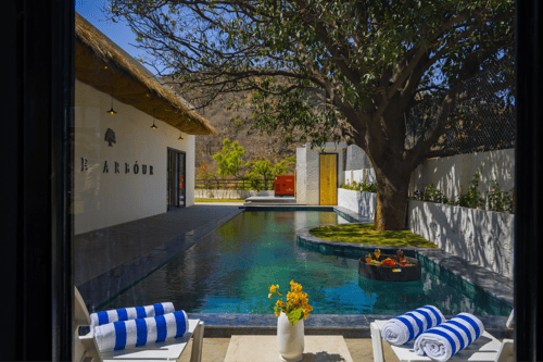 Jade Arbőur | 3-BHK Moroccan-Inspired Villa with Private Pool & Panoramic Hill Views – 3 bedroom villa in Udaipur, Rajasthan