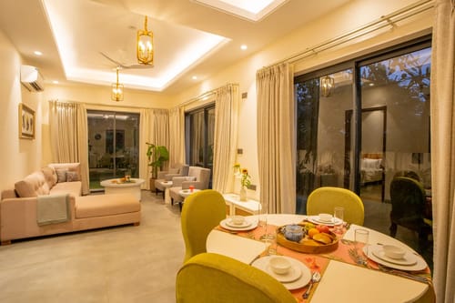 Laguna Echo | Serene Pet-friendly 3-BHK Retreat With Private Pool & Garden Near Anjuna Beach