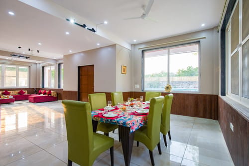 Amber Villa | 3-BHK Retreat W/ Pvt Pool, Game Room & Studio Rooms – 3 bedroom villa in Delhi-ncr, Haryana