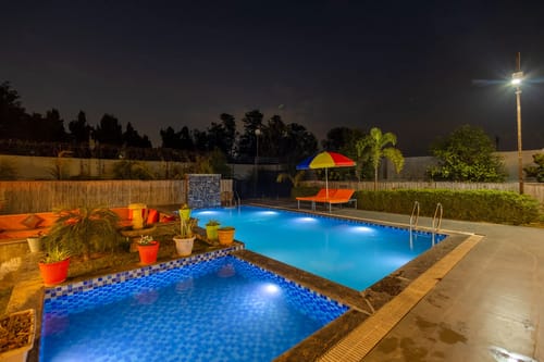 Aarul Farm | 1 Acre Pet-friendly 4-BHK With Pvt Pool, Gazebos & Game Zone – 3 bedroom villa in Delhi-ncr, Haryana