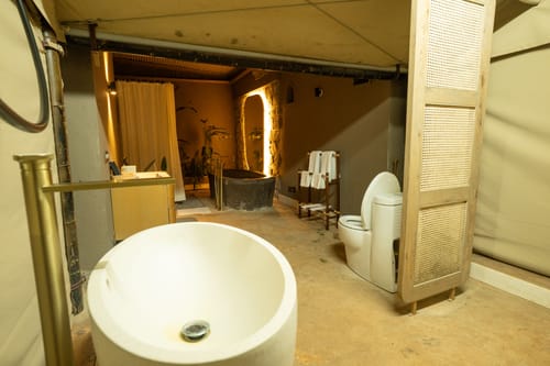 Tapovana Aroha | Pet-Friendly Boho Retreat with Luxury Tent, 2-BHK Villa , Moroccan-Style Pool, Firepit & Gardens – 3 bedroom villa in Bengaluru, Karnataka