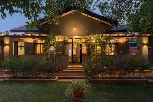 Celebration Venue at Nivaant Farms and Cottages – 17 bedroom villa in Karjat, Maharashtra