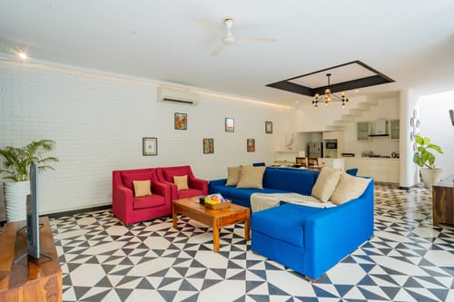 Lushe | Serene 3-BHK Villa Near Popular Beaches With Private Pool & Terrace