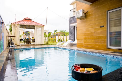 Palazao | Country-Style 3-BHK Villa with Private pool, Gazebo and Landscaped Garden – 3 bedroom villa in Udaipur, Rajasthan