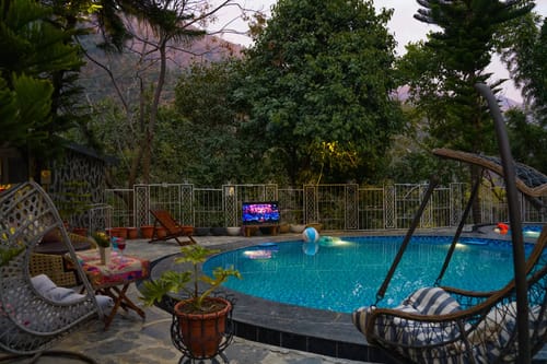 Zephyr Timberhill | Tranquil Hilltop Escape with Pool, Tea House & Dining – 0 bedroom villa in Mussoorie, Uttarakhand