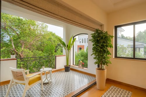 Laguna Echo | Serene Pet-friendly 3-BHK Retreat With Private Pool & Garden Near Anjuna Beach