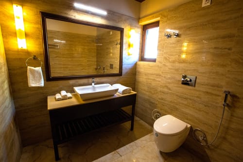 GlenBrook Estate Juniper | Hillside 1-BHK Suite with Shared Gazebo, Restro & Lounge Area Near Waterfall