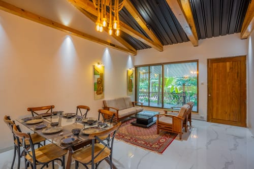 Energise Soul Retreat Vishuddha Villa | Pet-friendly 3-BHK With Jacuzzi, Garden,  Bonfire Pit & Shared Pool, Spiritual Sanctuary and Restro – 3 bedroom villa in Nashik, Maharashtra