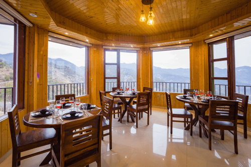 Pine Shadow Fuchsia | Pet-friendly Hillside Retreat With Picturesque Balcony & Restaurant – 1 bedroom villa in Shimla, Himachal Pradesh