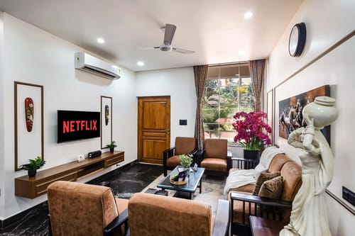 Villa Plume | 4-BHK Pet-Friendly Villa with Private Pool and Sit Out | Near Calangute Beach – 4 bedroom villa in North Goa, Goa