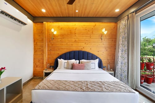 Esh Cottages Birch | Hillside 4-BHK Hideaway With Lush Garden, Common Pool, & Gaming Zone