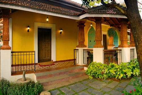 Terra Rosa | Portuguese-styled 4-BHK Villa With Private Pool, Garden, Veranda & Sit-out Area – 4 bedroom villa in North Goa, Goa