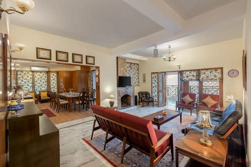 Lion's Den, Garden Wing, Ramgarh – 3 bedroom villa in Bhimtal, Uttarakhand