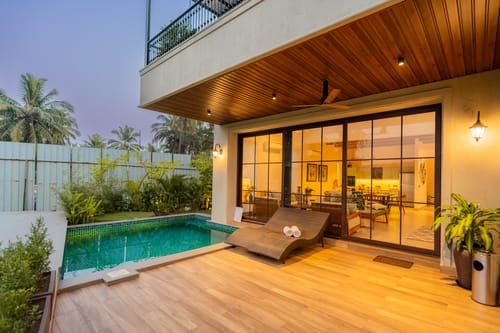 Villa Verde | 4-BHK Luxury Villa with Private Pool | The Banyan Bliss Complex – 4 bedroom villa in North Goa, Goa