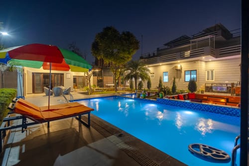 Aarul Farm | 1 Acre Pet-friendly 4-BHK With Pvt Pool, Gazebos & Game Zone – 3 bedroom villa in Delhi-ncr, Haryana