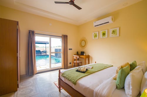 The Bliss Nestlewood | 2-BHK Villa With Private Pool, Lush Garden & Poolside Gazebo