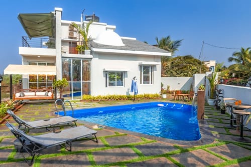 Moonlit Retreat | Pet-friendly 3-BHK Villa With Pvt Pool, Jacuzzi & Meditation Dome