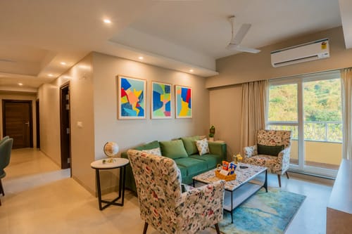 Veera Marina | 3-BHK Penthouse With Terrace, Common Pools & Lift, Near Candolim Beach